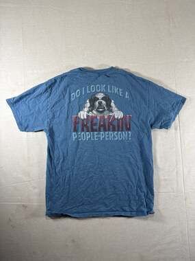 Vintage 2003 Big Dogs 'Do I Look Like A Freakin' People Person?' Graphic T-Shirt